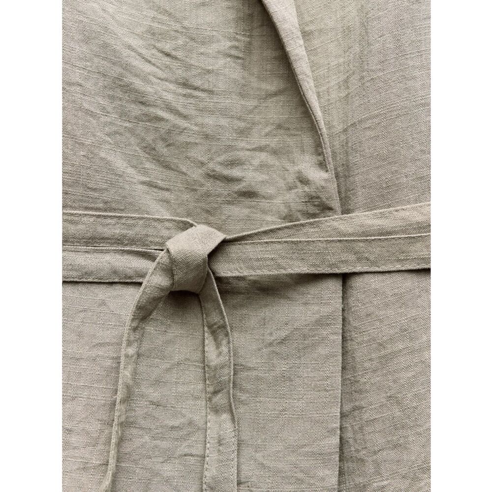 ZARA BELTED TEXTURED KIMONO
DARK BEIGE - Picture 5 of 7